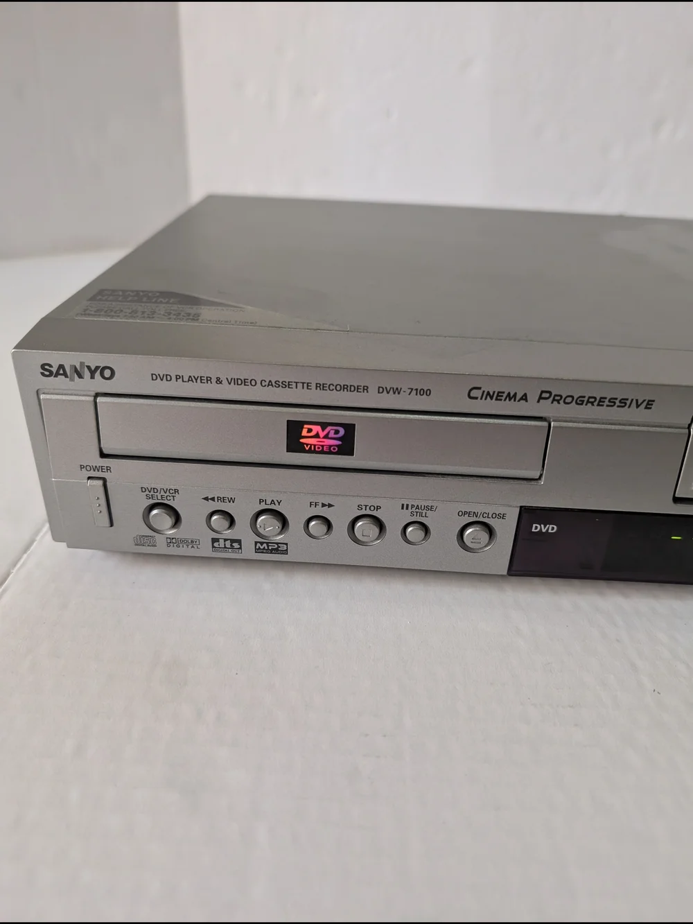 Sanyo DVD/VCR DVW-7100 _ No Remote